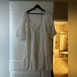 White banana republic dress Size Large